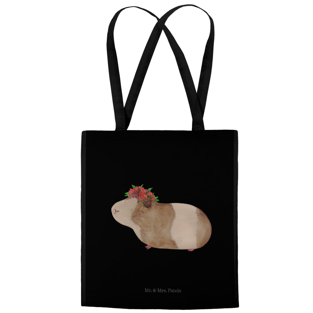 Tragetasche Meerschweinchen weise Beuteltasche, Beutel, Einkaufstasche, Jutebeutel, Stoffbeutel, Tiermotive, Gute Laune, lustige Sprüche, Tiere, Meerschweinchen, Meerie, Meeries, Wunder, Blumenkind, Realität, Spruch, Weisheit, Motivation, Wunderland