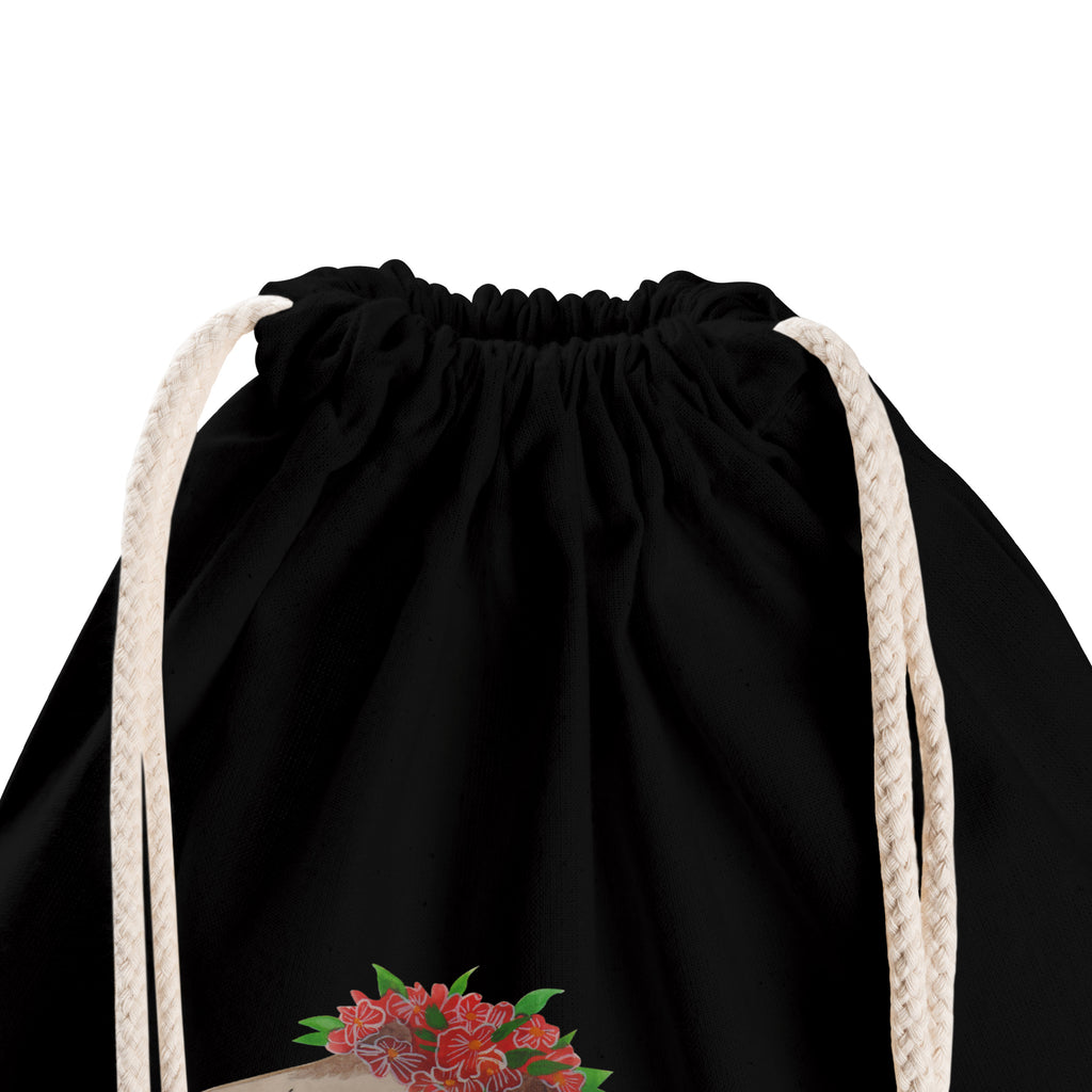 Sportbeutel Meerschweinchen weise Turnbeutel, Beutel, Sporttasche, Tasche, Stoffbeutel, Tiermotive, Gute Laune, lustige Sprüche, Tiere, Meerschweinchen, Meerie, Meeries, Wunder, Blumenkind, Realität, Spruch, Weisheit, Motivation, Wunderland