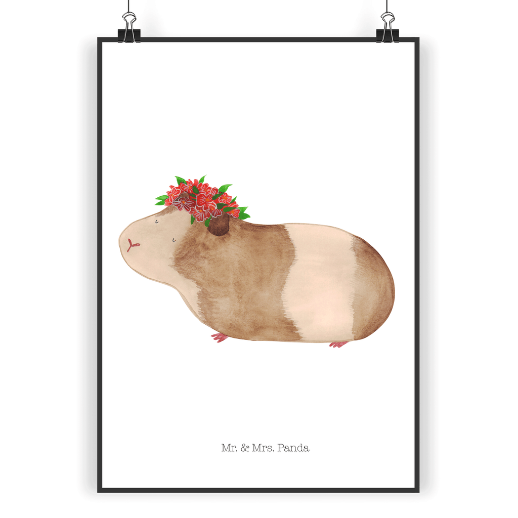 Poster Meerschweinchen weise Poster, Wandposter, Bild, Wanddeko, Küchenposter, Kinderposter, Wanddeko Bild, Raumdekoration, Wanddekoration, Handgemaltes Poster, Mr. & Mrs. Panda Poster, Designposter, Kunstdruck, Posterdruck, Tiermotive, Gute Laune, lustige Sprüche, Tiere, Meerschweinchen, Meerie, Meeries, Wunder, Blumenkind, Realität, Spruch, Weisheit, Motivation, Wunderland