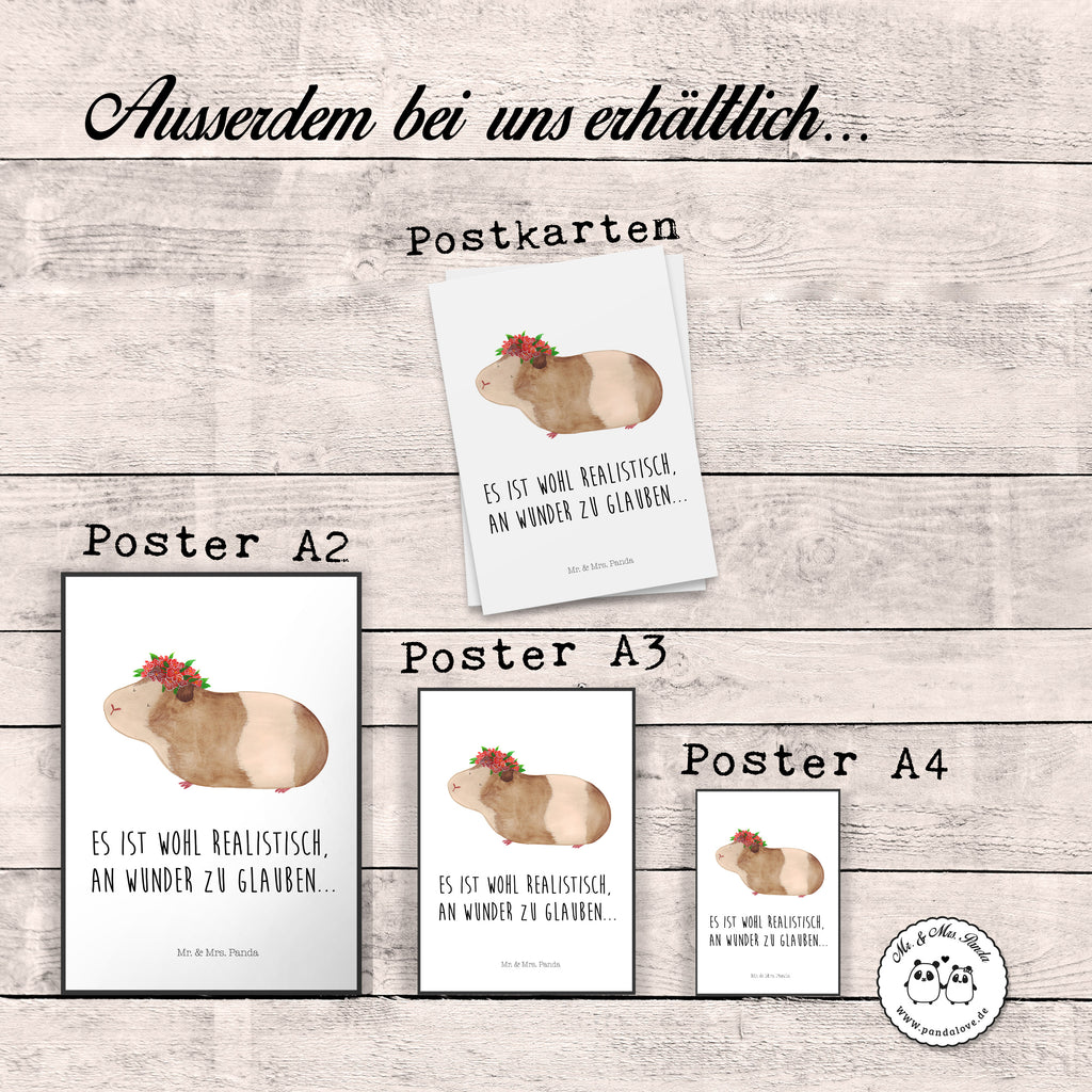 Poster Meerschweinchen weise Poster, Wandposter, Bild, Wanddeko, Küchenposter, Kinderposter, Wanddeko Bild, Raumdekoration, Wanddekoration, Handgemaltes Poster, Mr. & Mrs. Panda Poster, Designposter, Kunstdruck, Posterdruck, Tiermotive, Gute Laune, lustige Sprüche, Tiere, Meerschweinchen, Meerie, Meeries, Wunder, Blumenkind, Realität, Spruch, Weisheit, Motivation, Wunderland