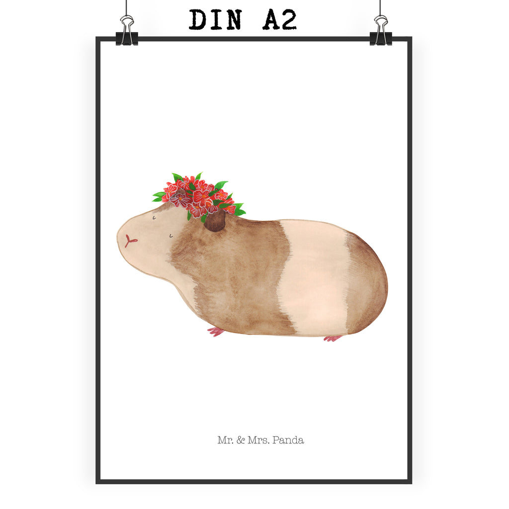 Poster Meerschweinchen weise Poster, Wandposter, Bild, Wanddeko, Küchenposter, Kinderposter, Wanddeko Bild, Raumdekoration, Wanddekoration, Handgemaltes Poster, Mr. & Mrs. Panda Poster, Designposter, Kunstdruck, Posterdruck, Tiermotive, Gute Laune, lustige Sprüche, Tiere, Meerschweinchen, Meerie, Meeries, Wunder, Blumenkind, Realität, Spruch, Weisheit, Motivation, Wunderland