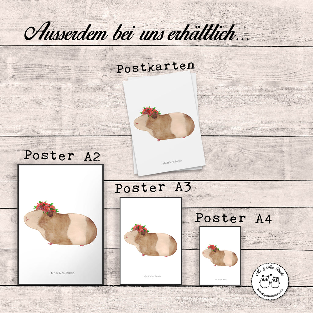 Poster Meerschweinchen weise Poster, Wandposter, Bild, Wanddeko, Küchenposter, Kinderposter, Wanddeko Bild, Raumdekoration, Wanddekoration, Handgemaltes Poster, Mr. & Mrs. Panda Poster, Designposter, Kunstdruck, Posterdruck, Tiermotive, Gute Laune, lustige Sprüche, Tiere, Meerschweinchen, Meerie, Meeries, Wunder, Blumenkind, Realität, Spruch, Weisheit, Motivation, Wunderland
