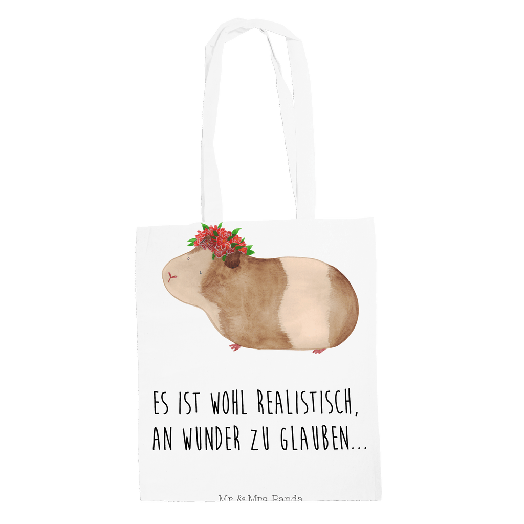 Tragetasche Meerschweinchen weise Beuteltasche, Beutel, Einkaufstasche, Jutebeutel, Stoffbeutel, Tiermotive, Gute Laune, lustige Sprüche, Tiere, Meerschweinchen, Meerie, Meeries, Wunder, Blumenkind, Realität, Spruch, Weisheit, Motivation, Wunderland