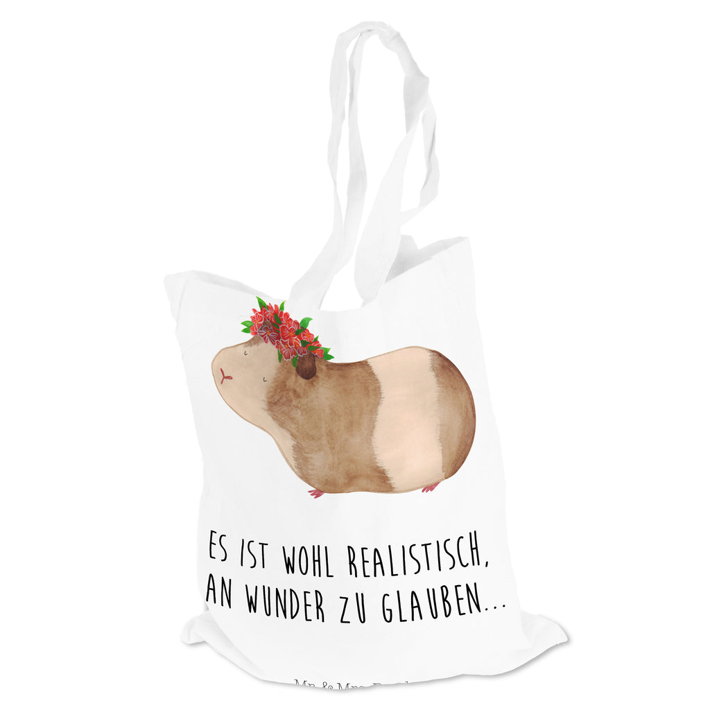 Tragetasche Meerschweinchen weise Beuteltasche, Beutel, Einkaufstasche, Jutebeutel, Stoffbeutel, Tiermotive, Gute Laune, lustige Sprüche, Tiere, Meerschweinchen, Meerie, Meeries, Wunder, Blumenkind, Realität, Spruch, Weisheit, Motivation, Wunderland