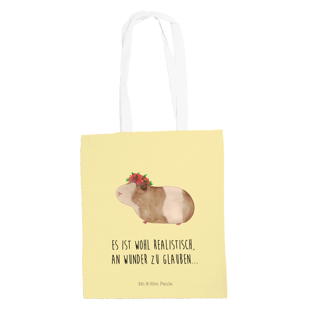 Tragetasche Meerschweinchen weise Beuteltasche, Beutel, Einkaufstasche, Jutebeutel, Stoffbeutel, Tiermotive, Gute Laune, lustige Sprüche, Tiere, Meerschweinchen, Meerie, Meeries, Wunder, Blumenkind, Realität, Spruch, Weisheit, Motivation, Wunderland