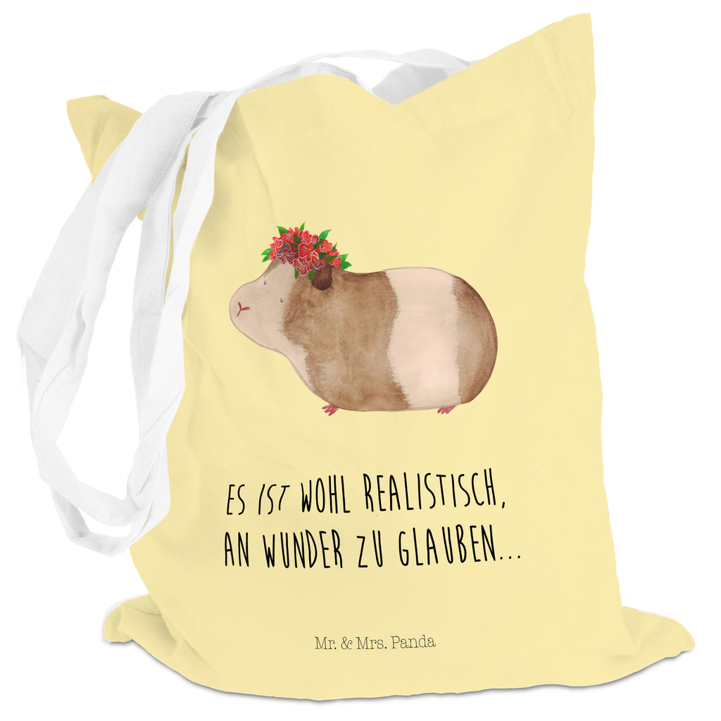 Tragetasche Meerschweinchen weise Beuteltasche, Beutel, Einkaufstasche, Jutebeutel, Stoffbeutel, Tiermotive, Gute Laune, lustige Sprüche, Tiere, Meerschweinchen, Meerie, Meeries, Wunder, Blumenkind, Realität, Spruch, Weisheit, Motivation, Wunderland