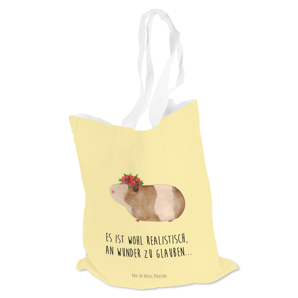 Tragetasche Meerschweinchen weise Beuteltasche, Beutel, Einkaufstasche, Jutebeutel, Stoffbeutel, Tiermotive, Gute Laune, lustige Sprüche, Tiere, Meerschweinchen, Meerie, Meeries, Wunder, Blumenkind, Realität, Spruch, Weisheit, Motivation, Wunderland