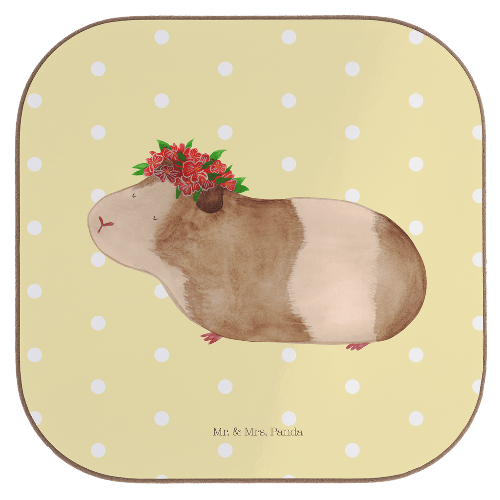 Quadratische Untersetzer Meerschweinchen weise Bierdeckel, Glasuntersetzer, Untersetzer Gläser, Getränkeuntersetzer, Tiermotive, Gute Laune, lustige Sprüche, Tiere, Meerschweinchen, Meerie, Meeries, Wunder, Blumenkind, Realität, Spruch, Weisheit, Motivation, Wunderland