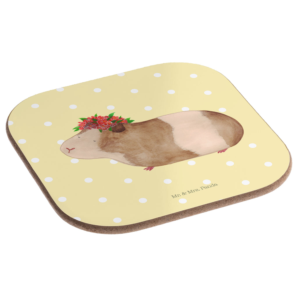 Quadratische Untersetzer Meerschweinchen weise Bierdeckel, Glasuntersetzer, Untersetzer Gläser, Getränkeuntersetzer, Tiermotive, Gute Laune, lustige Sprüche, Tiere, Meerschweinchen, Meerie, Meeries, Wunder, Blumenkind, Realität, Spruch, Weisheit, Motivation, Wunderland
