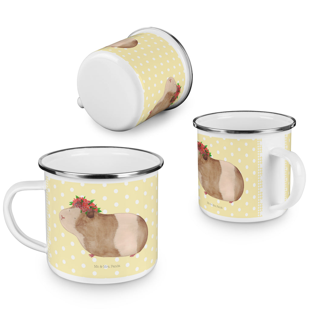 Camping Emaille Tasse Meerschweinchen weise Campingtasse, Trinkbecher, Metalltasse, Outdoor Tasse, Emaille Trinkbecher, Blechtasse Outdoor, Emaille Campingbecher, Edelstahl Trinkbecher, Metalltasse für Camping, Kaffee Blechtasse, Camping Tasse Metall, Tiermotive, Gute Laune, lustige Sprüche, Tiere, Meerschweinchen, Meerie, Meeries, Wunder, Blumenkind, Realität, Spruch, Weisheit, Motivation, Wunderland