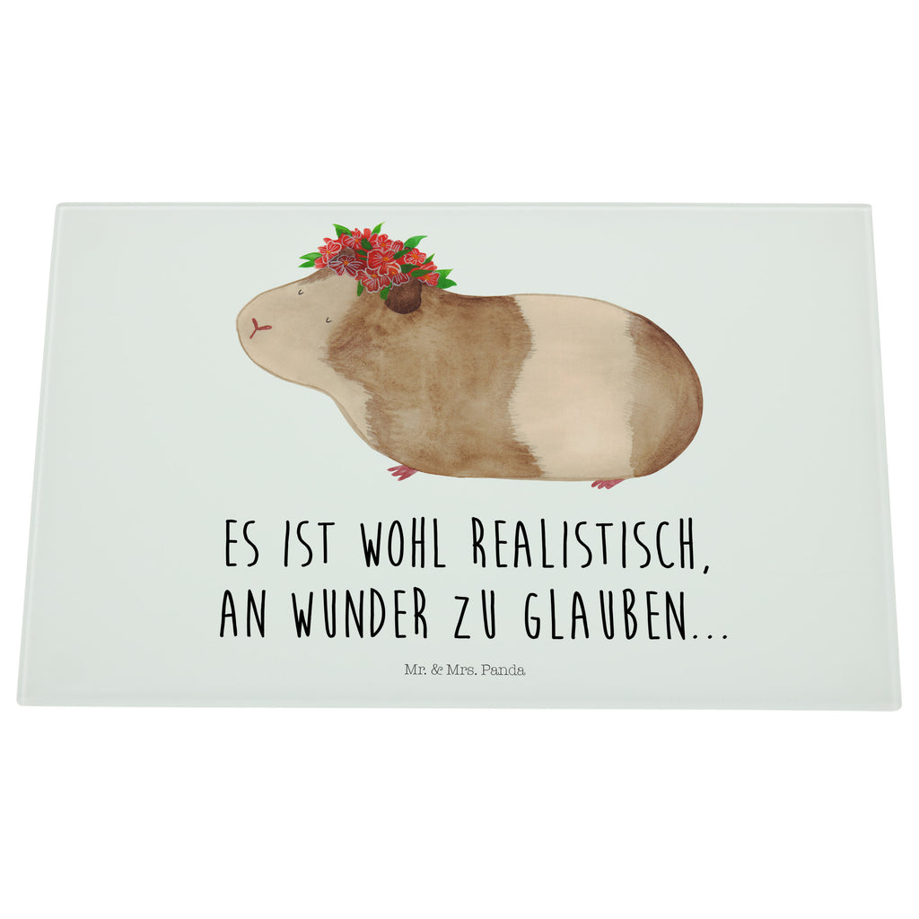 XL Glas Schneidbrett Meerschweinchen weise Glasschneidebrett, Schneidebrett, Frühstücksbrett, Küche, Tiermotive, Gute Laune, lustige Sprüche, Tiere, Meerschweinchen, Meerie, Meeries, Wunder, Blumenkind, Realität, Spruch, Weisheit, Motivation, Wunderland