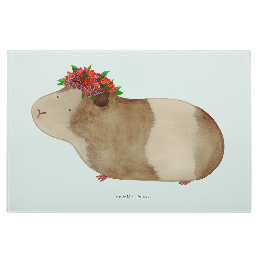 XL Glas Schneidbrett Meerschweinchen weise Glasschneidebrett, Schneidebrett, Frühstücksbrett, Küche, Tiermotive, Gute Laune, lustige Sprüche, Tiere, Meerschweinchen, Meerie, Meeries, Wunder, Blumenkind, Realität, Spruch, Weisheit, Motivation, Wunderland