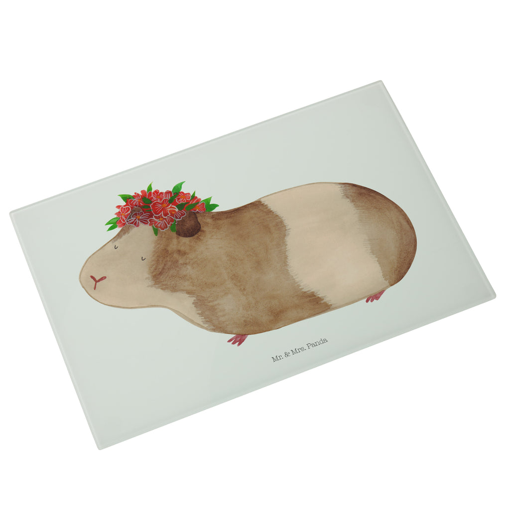 XL Glas Schneidbrett Meerschweinchen weise Glasschneidebrett, Schneidebrett, Frühstücksbrett, Küche, Tiermotive, Gute Laune, lustige Sprüche, Tiere, Meerschweinchen, Meerie, Meeries, Wunder, Blumenkind, Realität, Spruch, Weisheit, Motivation, Wunderland