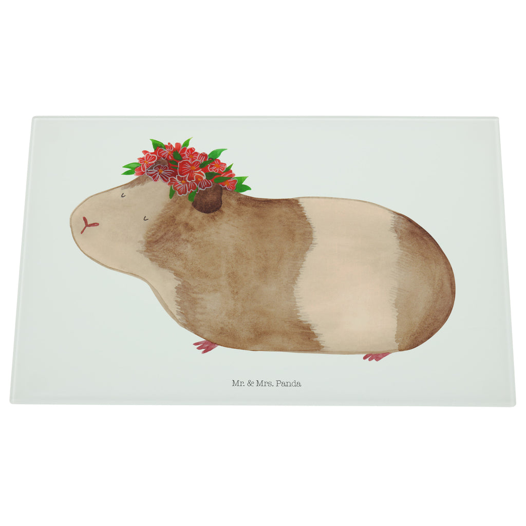 XL Glas Schneidbrett Meerschweinchen weise Glasschneidebrett, Schneidebrett, Frühstücksbrett, Küche, Tiermotive, Gute Laune, lustige Sprüche, Tiere, Meerschweinchen, Meerie, Meeries, Wunder, Blumenkind, Realität, Spruch, Weisheit, Motivation, Wunderland
