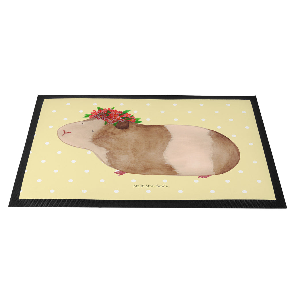 Fußmatte Meerschweinchen weise Meerschweinchen, Meerie, Meeries, Wunder, Blumenkind, Realität, Spruch, Weisheit, Motivation, Wunderland Türvorleger, Schmutzmatte, Fußabtreter, Matte, Schmutzfänger, Fußabstreifer, Schmutzfangmatte, Türmatte, Motivfußmatte,  Haustürmatte, Vorleger  süße Tiermotive, gute Laune, lustige Sprüche, Tiere