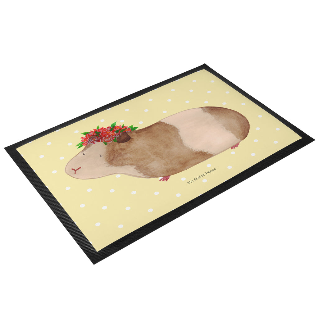 Fußmatte Meerschweinchen weise Meerschweinchen, Meerie, Meeries, Wunder, Blumenkind, Realität, Spruch, Weisheit, Motivation, Wunderland Türvorleger, Schmutzmatte, Fußabtreter, Matte, Schmutzfänger, Fußabstreifer, Schmutzfangmatte, Türmatte, Motivfußmatte,  Haustürmatte, Vorleger  süße Tiermotive, gute Laune, lustige Sprüche, Tiere