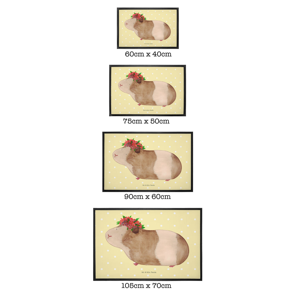 Fußmatte Meerschweinchen weise Meerschweinchen, Meerie, Meeries, Wunder, Blumenkind, Realität, Spruch, Weisheit, Motivation, Wunderland Türvorleger, Schmutzmatte, Fußabtreter, Matte, Schmutzfänger, Fußabstreifer, Schmutzfangmatte, Türmatte, Motivfußmatte,  Haustürmatte, Vorleger  süße Tiermotive, gute Laune, lustige Sprüche, Tiere