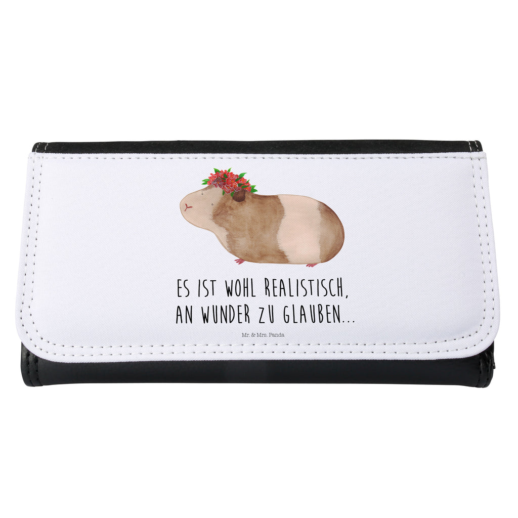 Damen Portemonnaie Meerschweinchen weise Portemonnaie, Portemonee, Geldbörse, Damen, Groß, XXL, Geldbeutel, Portemonnaies, Tiermotive, Gute Laune, lustige Sprüche, Tiere, Meerschweinchen, Meerie, Meeries, Wunder, Blumenkind, Realität, Spruch, Weisheit, Motivation, Wunderland
