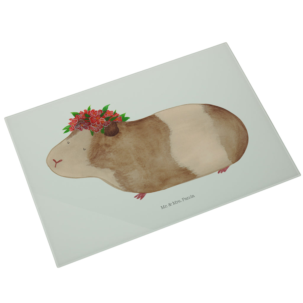XL Glas Schneidbrett Meerschweinchen weise Glasschneidebrett, Schneidebrett, Frühstücksbrett, Küche, Tiermotive, Gute Laune, lustige Sprüche, Tiere, Meerschweinchen, Meerie, Meeries, Wunder, Blumenkind, Realität, Spruch, Weisheit, Motivation, Wunderland
