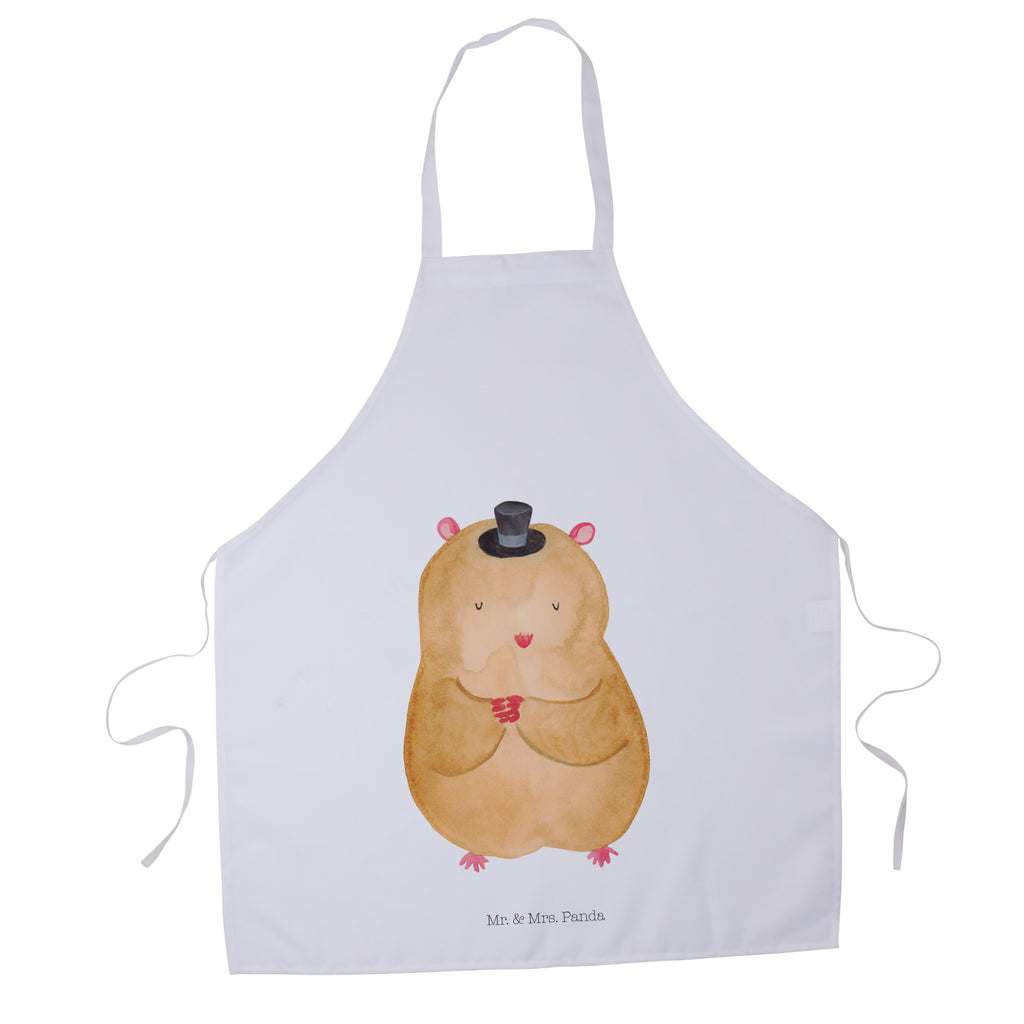 Kochschürze Hamster mit Hut Schürze, Backschürze, Küchenschürze, Grillschürze, Latzschürze, Tiermotive, Gute Laune, lustige Sprüche, Tiere, Hamster, Hut, Magier, Zylinder, Zwerghamster, Zauberer, Houdini
