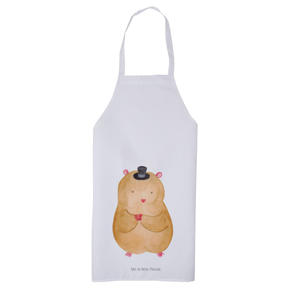 Kochschürze Hamster mit Hut Schürze, Backschürze, Küchenschürze, Grillschürze, Latzschürze, Tiermotive, Gute Laune, lustige Sprüche, Tiere, Hamster, Hut, Magier, Zylinder, Zwerghamster, Zauberer, Houdini