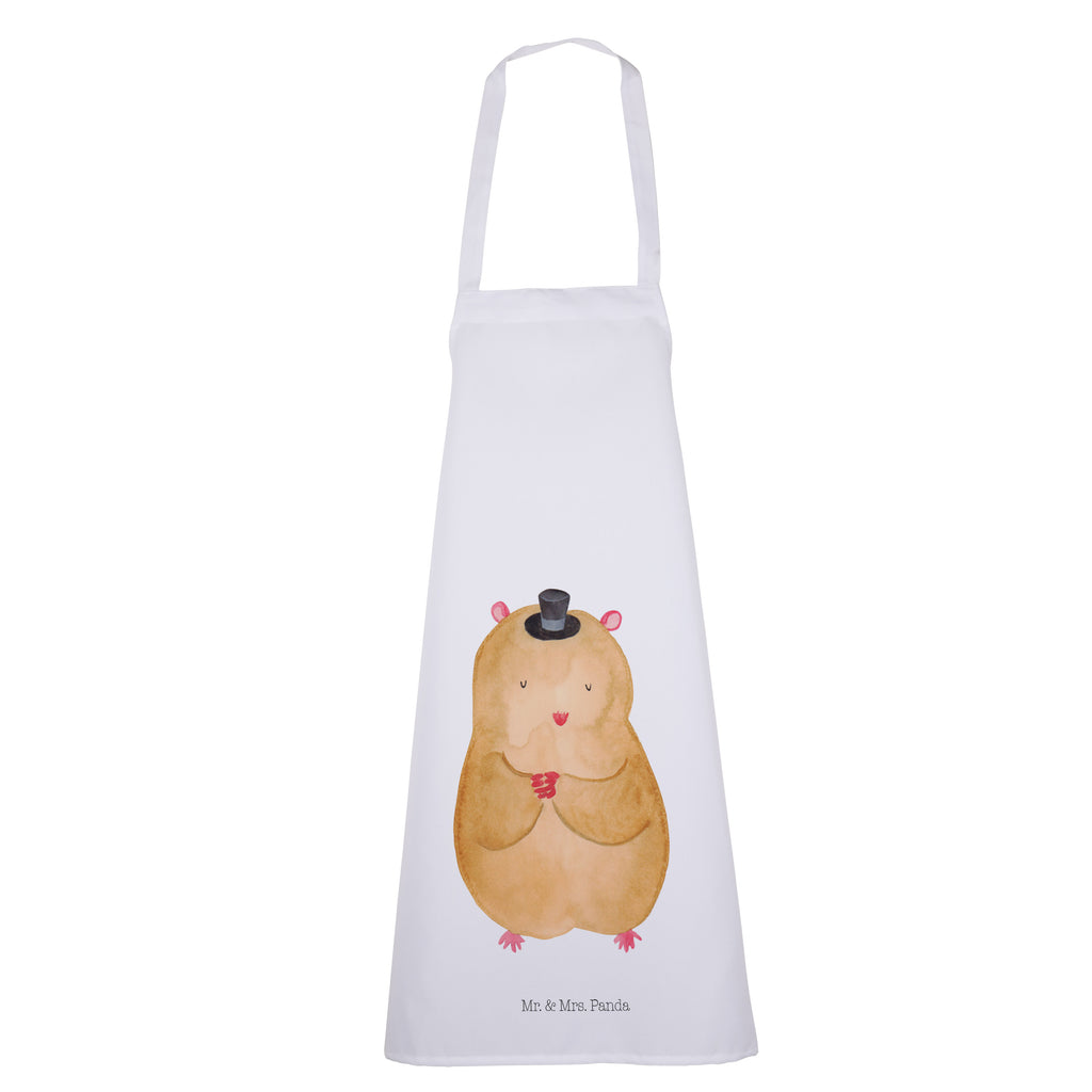 Kochschürze Hamster mit Hut Schürze, Backschürze, Küchenschürze, Grillschürze, Latzschürze, Tiermotive, Gute Laune, lustige Sprüche, Tiere, Hamster, Hut, Magier, Zylinder, Zwerghamster, Zauberer, Houdini