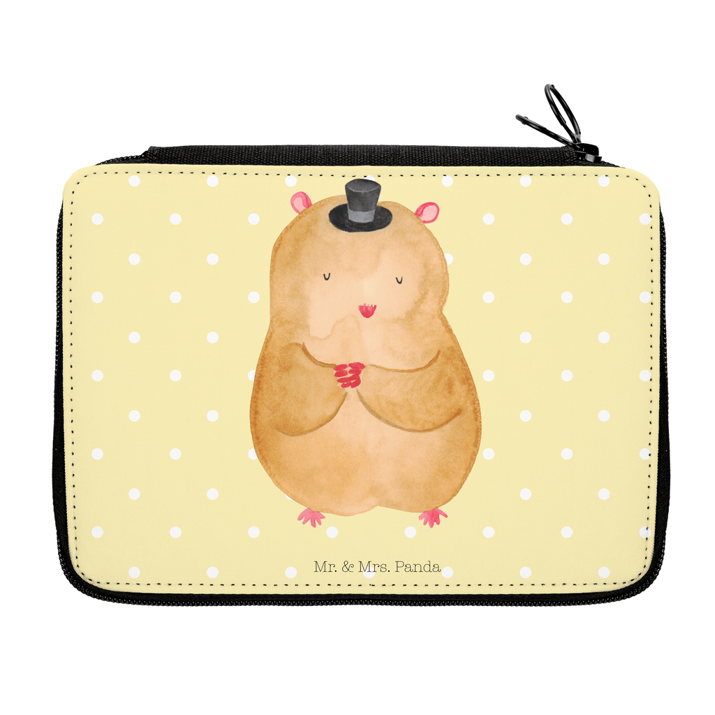 Federmappe Hamster mit Hut Federmappe, Stiftetasche, Stifte Etui, Schule, Einschulung, Geschenk, Kind, Schüler, Schülerin, Stifterolle, Federmäppchen, Motiv, Grundschule, Federmäppchen bedruckt, Büro Stifte Etui, Bestückte Federmappe, Kinder Federmappe, Federmappe Einschulung, Tiermotive, Gute Laune, lustige Sprüche, Tiere, Hamster, Hut, Magier, Zylinder, Zwerghamster, Zauberer, Houdini