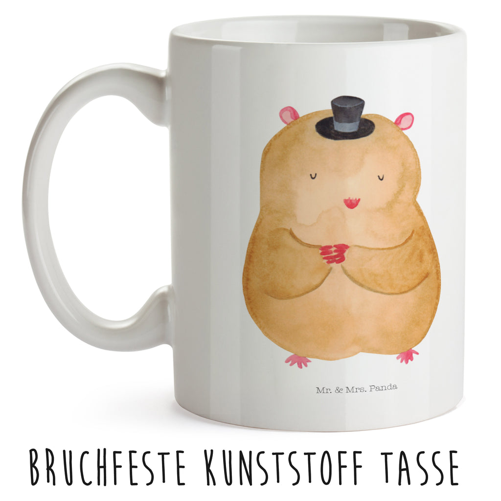Kindertasse Hamster mit Hut Kunststoff Tasse, Kindergarten, Tasse, Trinkbecher, Camping Becher, Kaffeetasse, Kunststoffbecher, Kindergartenbecher, Outdoorgeschirr, Kunststoffgeschirr, Reisebecher, Reisetasse, Kinderbecher, Tiermotive, Gute Laune, lustige Sprüche, Tiere, Hamster, Hut, Magier, Zylinder, Zwerghamster, Zauberer, Houdini