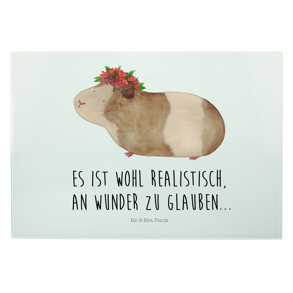 XL Glas Schneidbrett Meerschweinchen weise Glasschneidebrett, Schneidebrett, Frühstücksbrett, Küche, Tiermotive, Gute Laune, lustige Sprüche, Tiere, Meerschweinchen, Meerie, Meeries, Wunder, Blumenkind, Realität, Spruch, Weisheit, Motivation, Wunderland