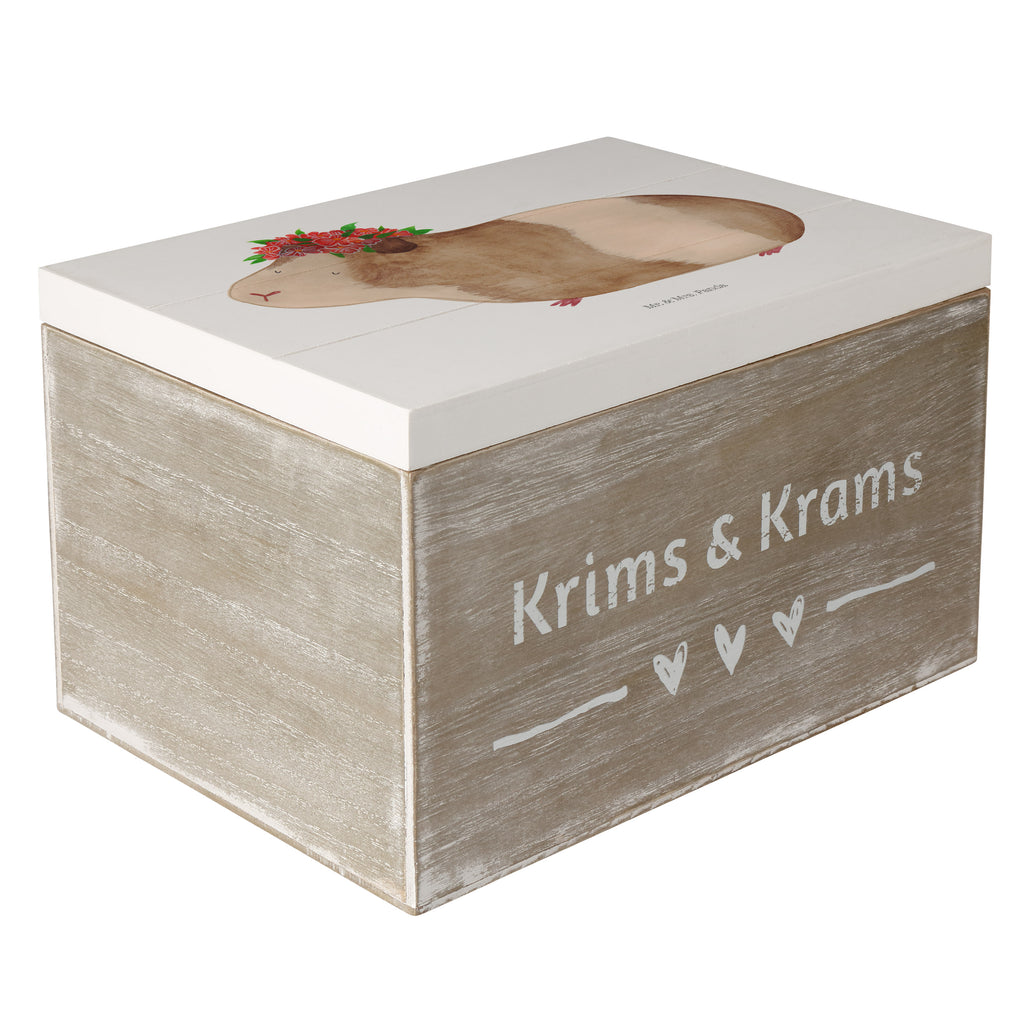 Holzkiste Meerschweinchen weise Holzkiste, Kiste, Schatzkiste, Truhe, Schatulle, XXL, Erinnerungsbox, Erinnerungskiste, Dekokiste, Aufbewahrungsbox, Tiermotive, Gute Laune, lustige Sprüche, Tiere, Meerschweinchen, Meerie, Meeries, Wunder, Blumenkind, Realität, Spruch, Weisheit, Motivation, Wunderland