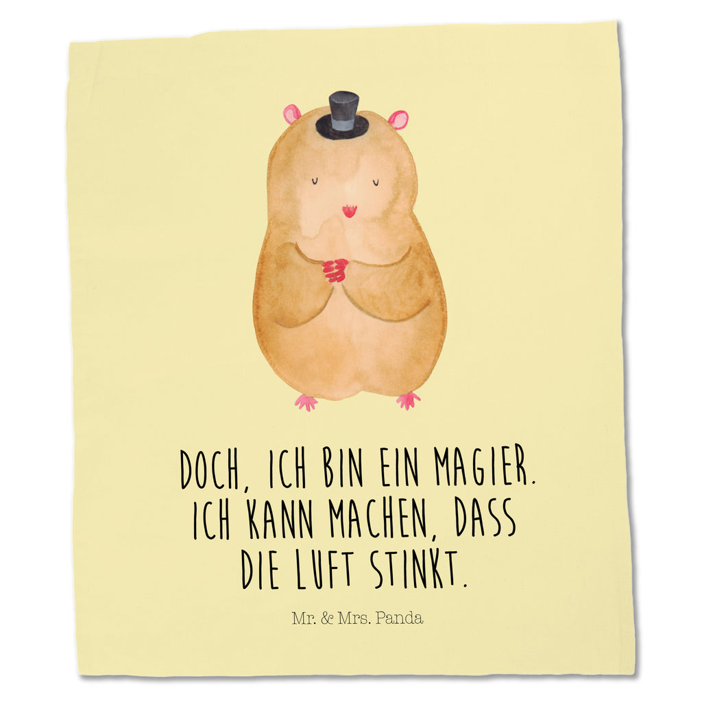Tragetasche Hamster mit Hut Beuteltasche, Beutel, Einkaufstasche, Jutebeutel, Stoffbeutel, Tiermotive, Gute Laune, lustige Sprüche, Tiere, Hamster, Hut, Magier, Zylinder, Zwerghamster, Zauberer, Houdini
