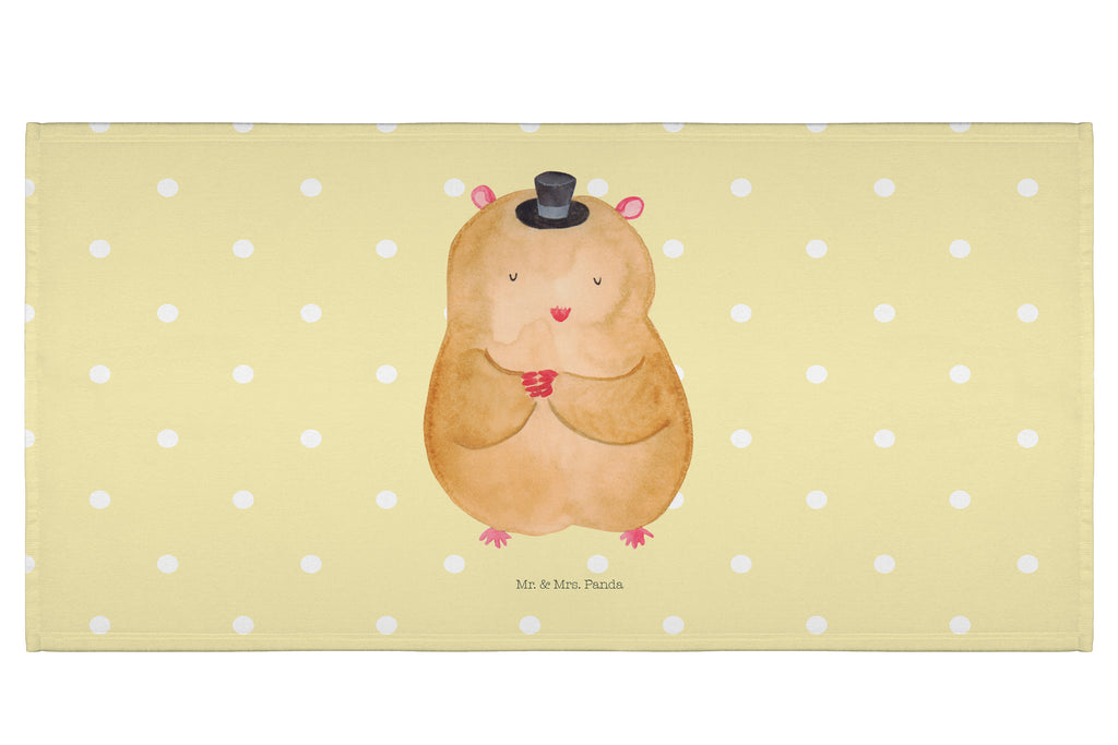 Gäste Handtuch Hamster mit Hut Gästetuch, Reisehandtuch, Sport Handtuch, Frottier, Kinder Handtuch, Tiermotive, Gute Laune, lustige Sprüche, Tiere, Hamster, Hut, Magier, Zylinder, Zwerghamster, Zauberer, Houdini