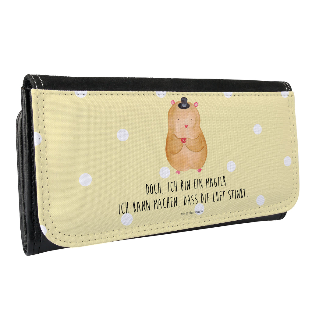 Damen Portemonnaie Hamster mit Hut Portemonnaie, Portemonee, Geldbörse, Damen, Groß, XXL, Geldbeutel, Portemonnaies, Tiermotive, Gute Laune, lustige Sprüche, Tiere, Hamster, Hut, Magier, Zylinder, Zwerghamster, Zauberer, Houdini