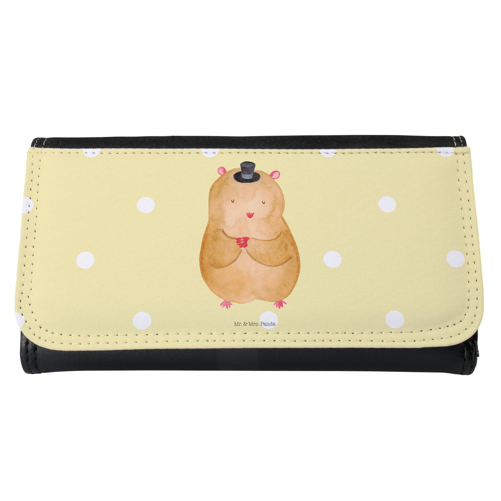 Damen Portemonnaie Hamster mit Hut Portemonnaie, Portemonee, Geldbörse, Damen, Groß, XXL, Geldbeutel, Portemonnaies, Tiermotive, Gute Laune, lustige Sprüche, Tiere, Hamster, Hut, Magier, Zylinder, Zwerghamster, Zauberer, Houdini
