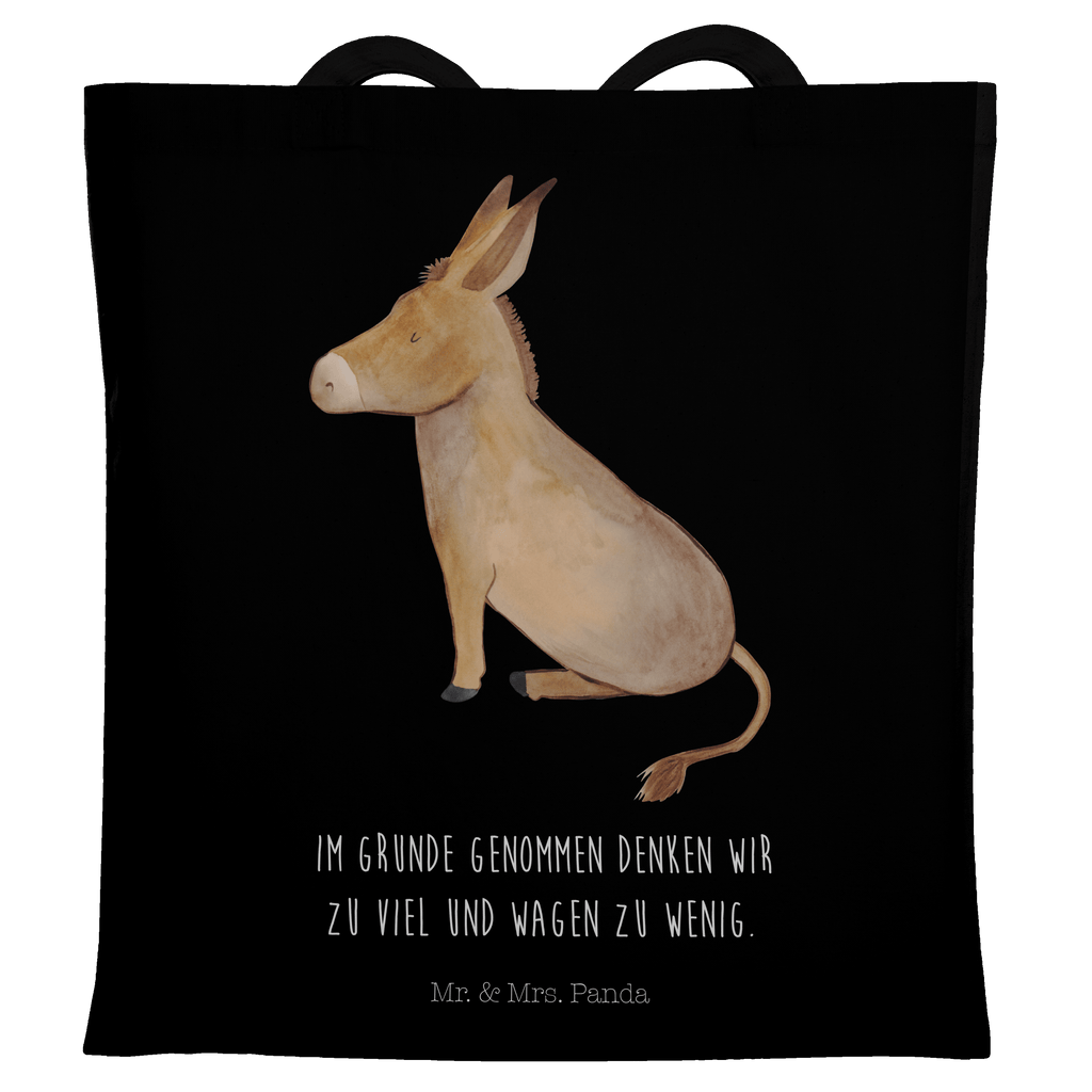 Tragetasche Esel Beuteltasche, Beutel, Einkaufstasche, Jutebeutel, Stoffbeutel, Tiermotive, Gute Laune, lustige Sprüche, Tiere, Esel, Weisheit, Lebensmut, Lebensglück, Ziel, Lebensziel, Mut, erfolg, tapferkeit, positive gedanken, zuversicht