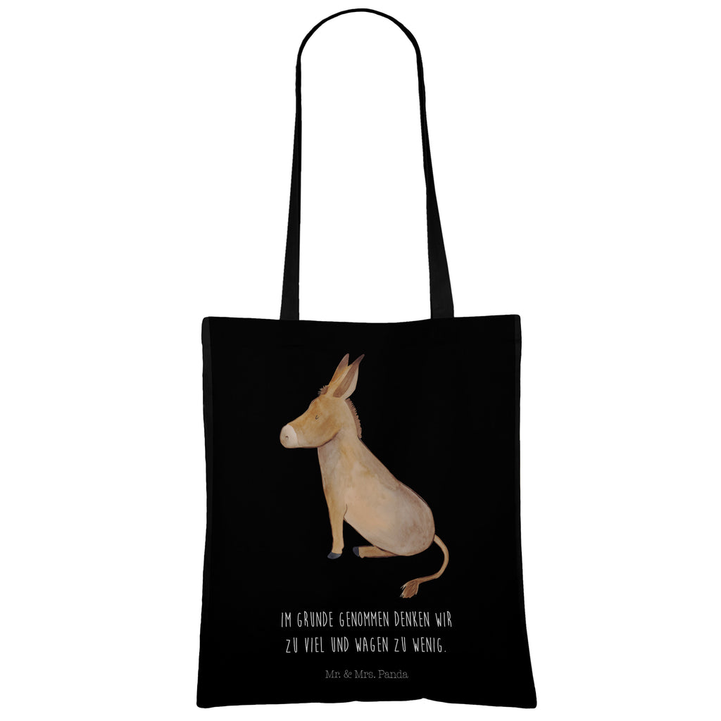 Tragetasche Esel Beuteltasche, Beutel, Einkaufstasche, Jutebeutel, Stoffbeutel, Tiermotive, Gute Laune, lustige Sprüche, Tiere, Esel, Weisheit, Lebensmut, Lebensglück, Ziel, Lebensziel, Mut, erfolg, tapferkeit, positive gedanken, zuversicht