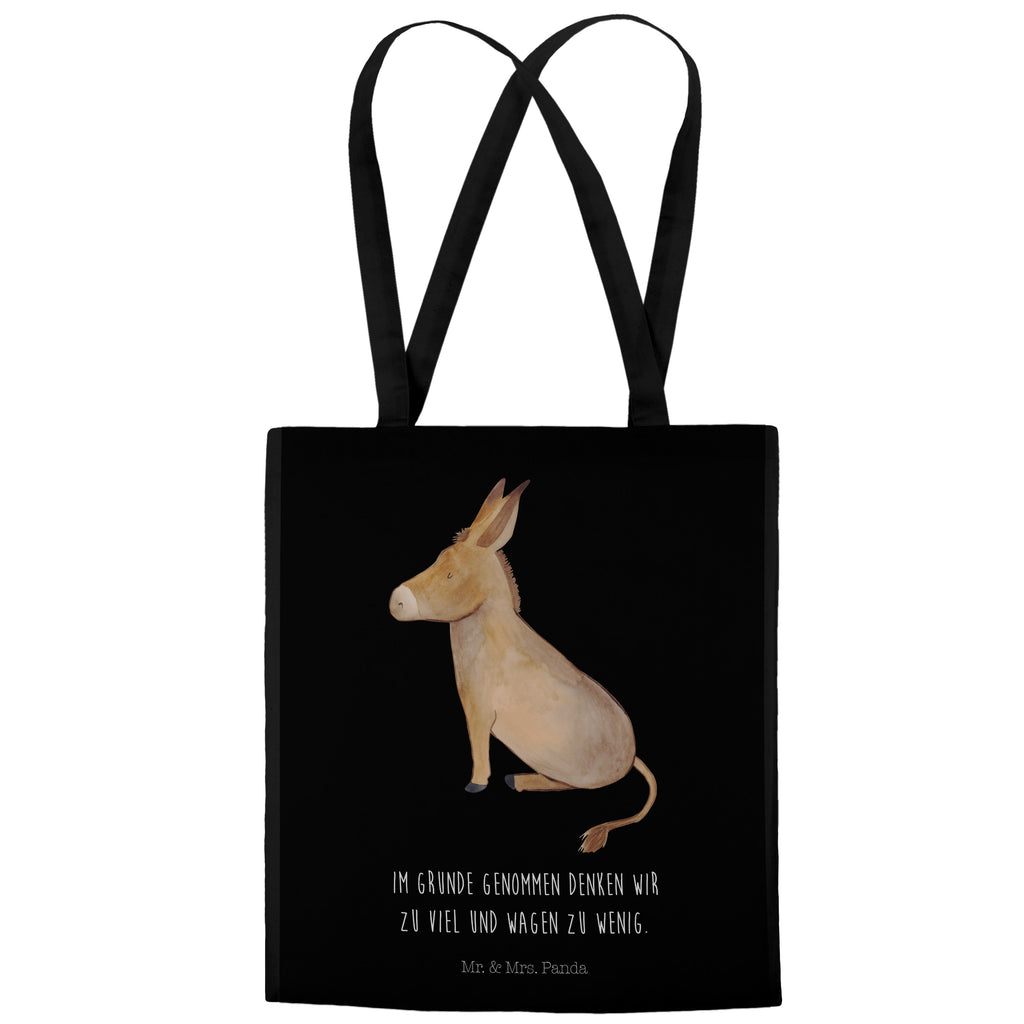 Tragetasche Esel Beuteltasche, Beutel, Einkaufstasche, Jutebeutel, Stoffbeutel, Tiermotive, Gute Laune, lustige Sprüche, Tiere, Esel, Weisheit, Lebensmut, Lebensglück, Ziel, Lebensziel, Mut, erfolg, tapferkeit, positive gedanken, zuversicht