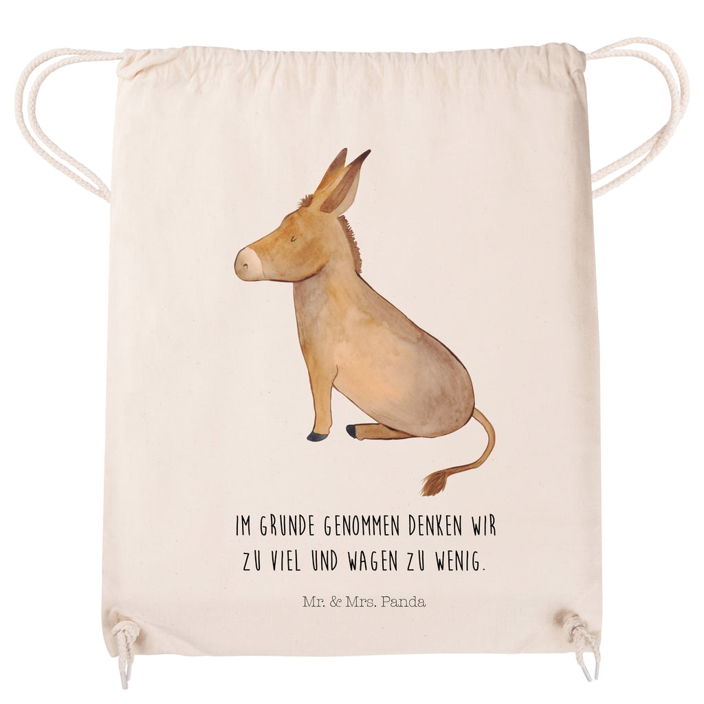 Sportbeutel Esel Turnbeutel, Beutel, Sporttasche, Tasche, Stoffbeutel, Tiermotive, Gute Laune, lustige Sprüche, Tiere, Esel, Weisheit, Lebensmut, Lebensglück, Ziel, Lebensziel, Mut, erfolg, tapferkeit, positive gedanken, zuversicht