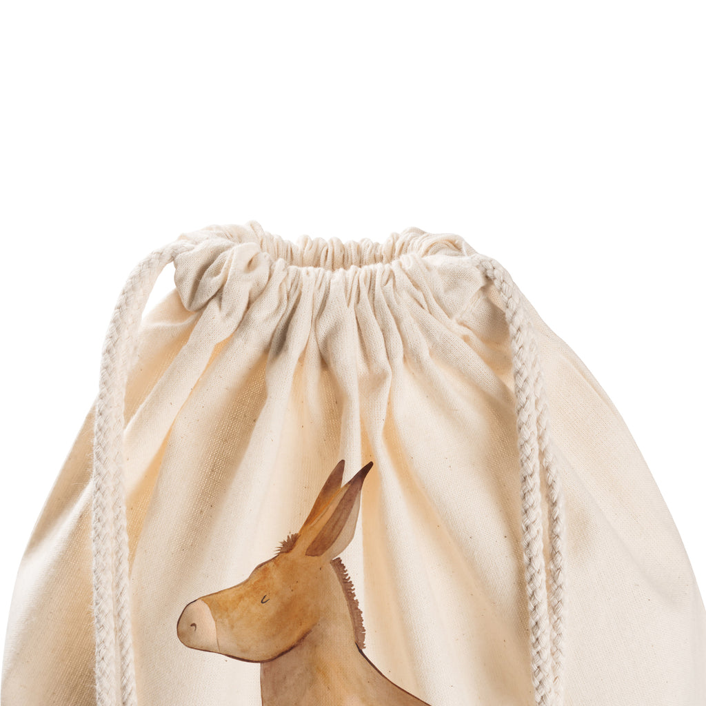 Sportbeutel Esel Turnbeutel, Beutel, Sporttasche, Tasche, Stoffbeutel, Tiermotive, Gute Laune, lustige Sprüche, Tiere, Esel, Weisheit, Lebensmut, Lebensglück, Ziel, Lebensziel, Mut, erfolg, tapferkeit, positive gedanken, zuversicht