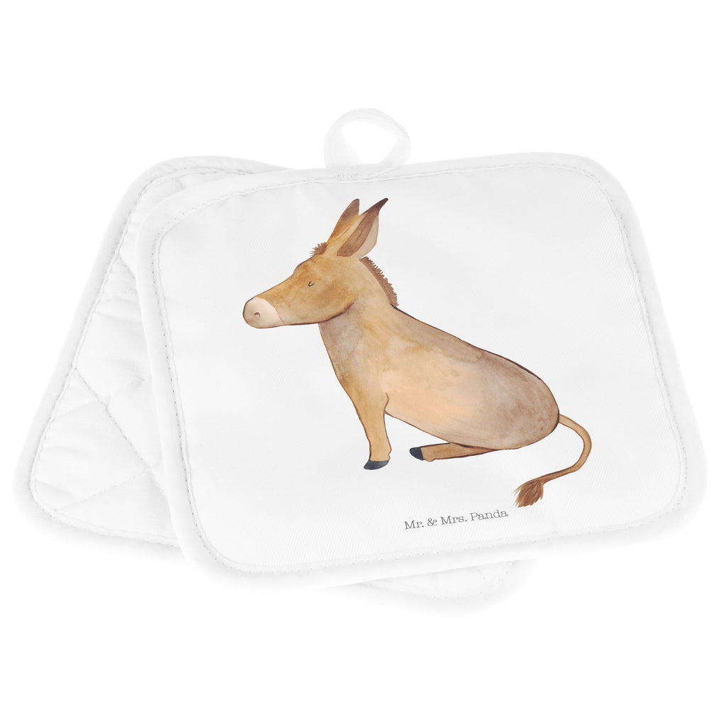 2er Set Topflappen  Esel Topflappen, Topfuntersetzer, Ofenhandschuh, Topflappen Set, Topflappen lustig, Topflappen mit Spruch, Tiermotive, Gute Laune, lustige Sprüche, Tiere, Esel, Weisheit, Lebensmut, Lebensglück, Ziel, Lebensziel, Mut, erfolg, tapferkeit, positive gedanken, zuversicht