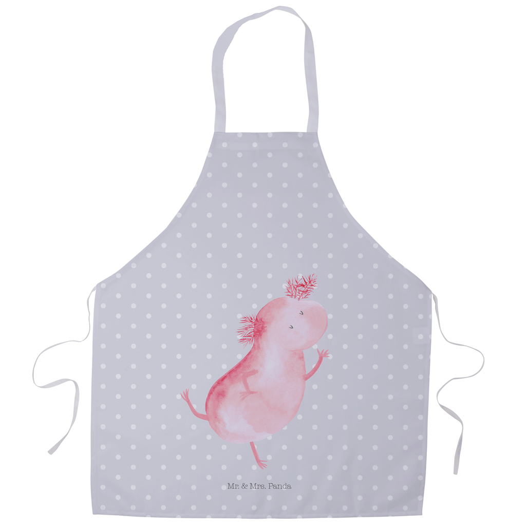 Kochschürze Axolotl tanzt Schürze, Backschürze, Küchenschürze, Grillschürze, Latzschürze, Axolotl, Molch, Axolot, Schwanzlurch, Lurch, Lurche, Dachschaden, Sterne, verrückt, Freundin, beste Freundin