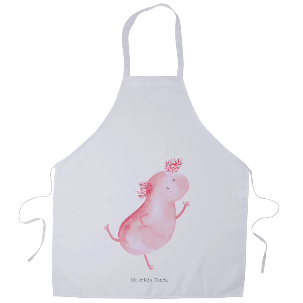 Kochschürze Axolotl tanzt Schürze, Backschürze, Küchenschürze, Grillschürze, Latzschürze, Axolotl, Molch, Axolot, Schwanzlurch, Lurch, Lurche, Dachschaden, Sterne, verrückt, Freundin, beste Freundin