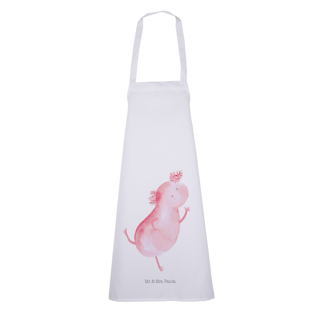 Kochschürze Axolotl tanzt Schürze, Backschürze, Küchenschürze, Grillschürze, Latzschürze, Axolotl, Molch, Axolot, Schwanzlurch, Lurch, Lurche, Dachschaden, Sterne, verrückt, Freundin, beste Freundin