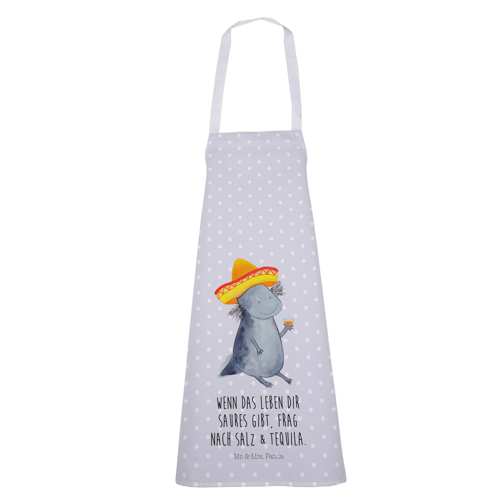 Kochschürze Axolotl Tequila Schürze, Backschürze, Küchenschürze, Grillschürze, Latzschürze, Axolotl, Molch, Mexico, Mexiko, Sombrero, Zitrone, Tequila, Motivation, Spruch, Schwanzlurch, Lurch, Lurche, Axolot, Feuerdrache, Feuersalamander