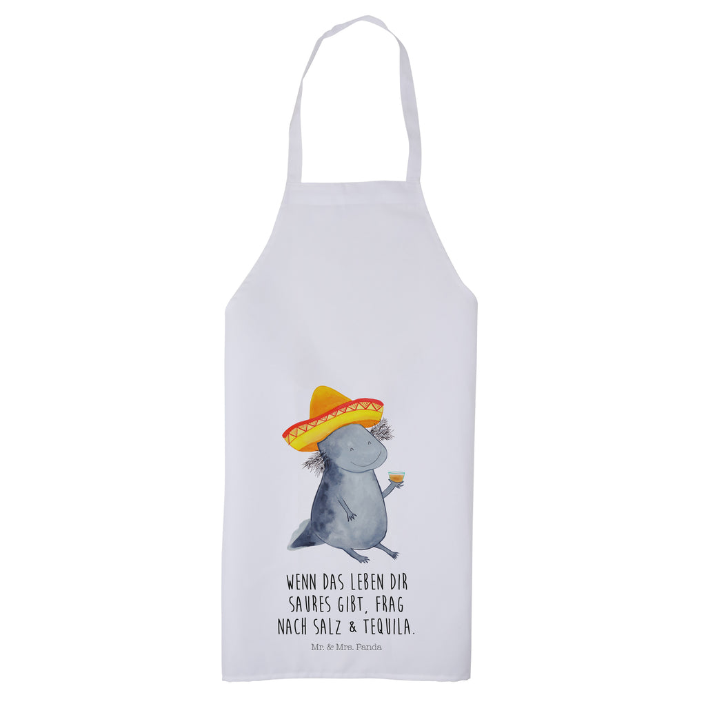 Kochschürze Axolotl Tequila Schürze, Backschürze, Küchenschürze, Grillschürze, Latzschürze, Axolotl, Molch, Mexico, Mexiko, Sombrero, Zitrone, Tequila, Motivation, Spruch, Schwanzlurch, Lurch, Lurche, Axolot, Feuerdrache, Feuersalamander