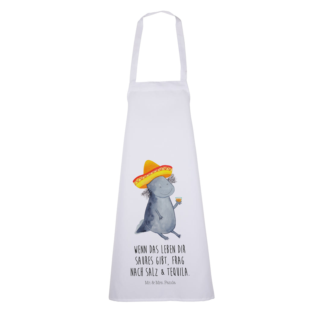 Kochschürze Axolotl Tequila Schürze, Backschürze, Küchenschürze, Grillschürze, Latzschürze, Axolotl, Molch, Mexico, Mexiko, Sombrero, Zitrone, Tequila, Motivation, Spruch, Schwanzlurch, Lurch, Lurche, Axolot, Feuerdrache, Feuersalamander
