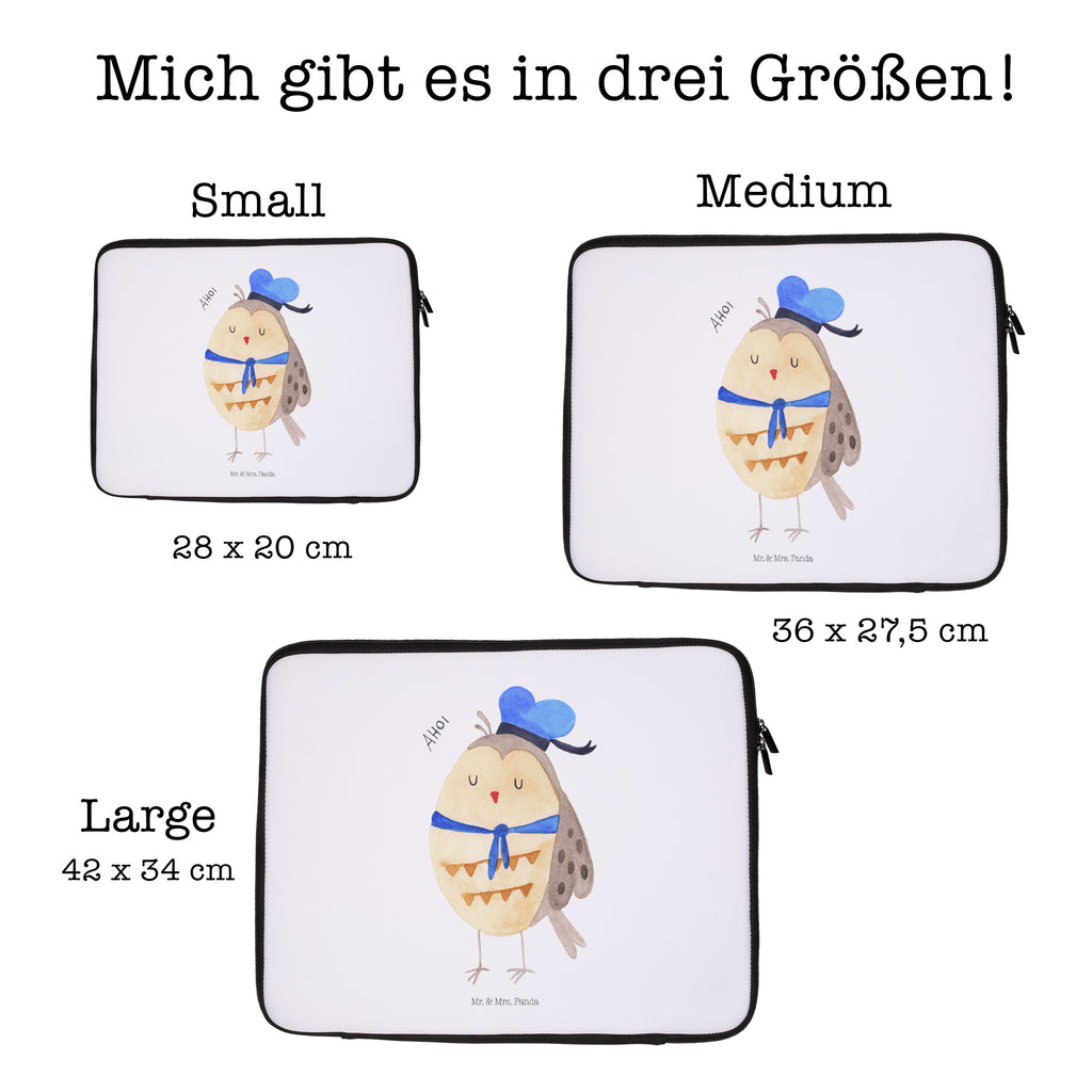 33 x 42 Notebook Tasche Eule Matrosen Notebook Tasche, Laptop, Computertasche, Tasche, Schutzhülle, Eule, Eule Spruch, Eule Deko, Owl, Wortspiel lustig, Matrose, Freundin, Ehe, Seefahrer, Heimathafen, Hochzeitstag Geschenk