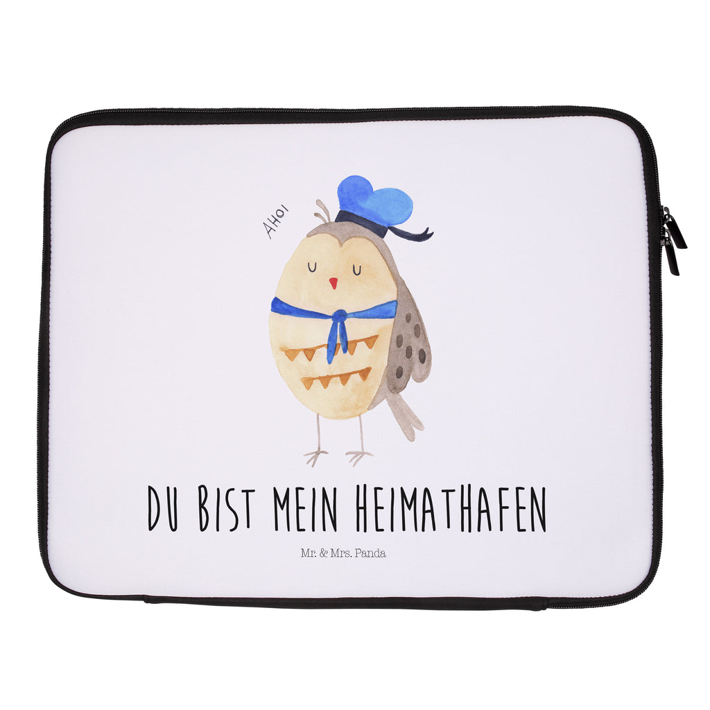 33 x 42 Notebook Tasche Eule Matrosen Notebook Tasche, Laptop, Computertasche, Tasche, Schutzhülle, Eule, Eule Spruch, Eule Deko, Owl, Wortspiel lustig, Matrose, Freundin, Ehe, Seefahrer, Heimathafen, Hochzeitstag Geschenk