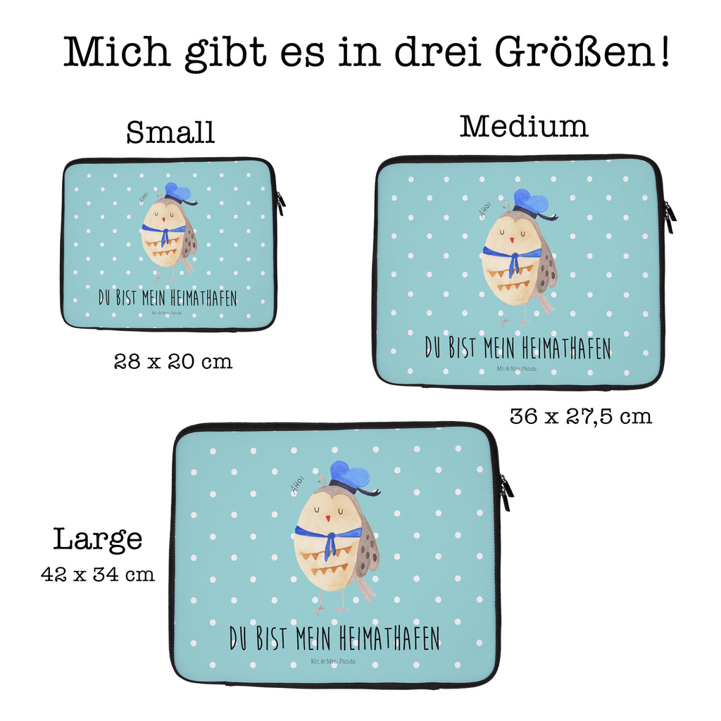 33 x 42 Notebook Tasche Eule Matrosen Notebook Tasche, Laptop, Computertasche, Tasche, Schutzhülle, Eule, Eule Spruch, Eule Deko, Owl, Wortspiel lustig, Matrose, Freundin, Ehe, Seefahrer, Heimathafen, Hochzeitstag Geschenk