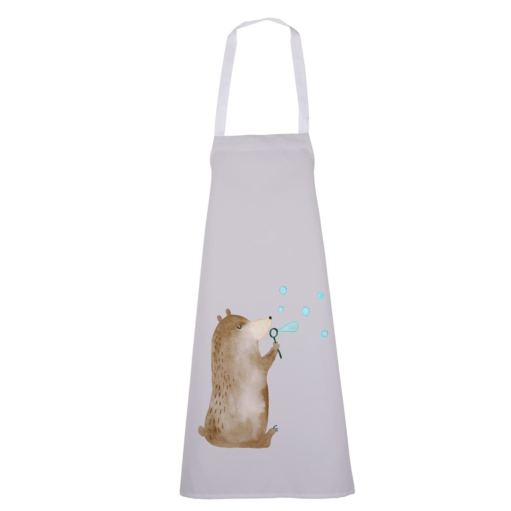 Kochschürze Bär Seifenblasen Schürze, Backschürze, Küchenschürze, Grillschürze, Latzschürze, Bär, Teddy, Teddybär, Seifenblasen Bär Lustig Sein Glücklich Traurig Happy